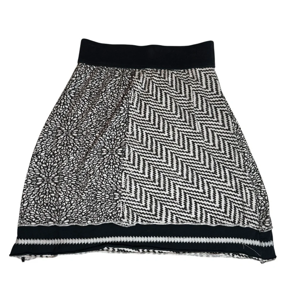 PrAna Skirt SZ S Black Casual Women’s Skirt Organic Cotton Spandex Granola Gorp